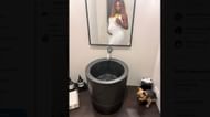 Just a casual Bathroom selfie….Enjoy Chip (my dog) in it)